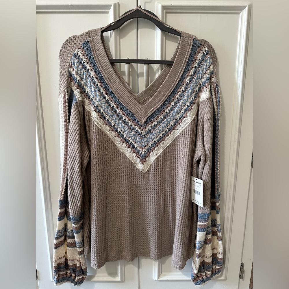 Free People sweater top! NWT